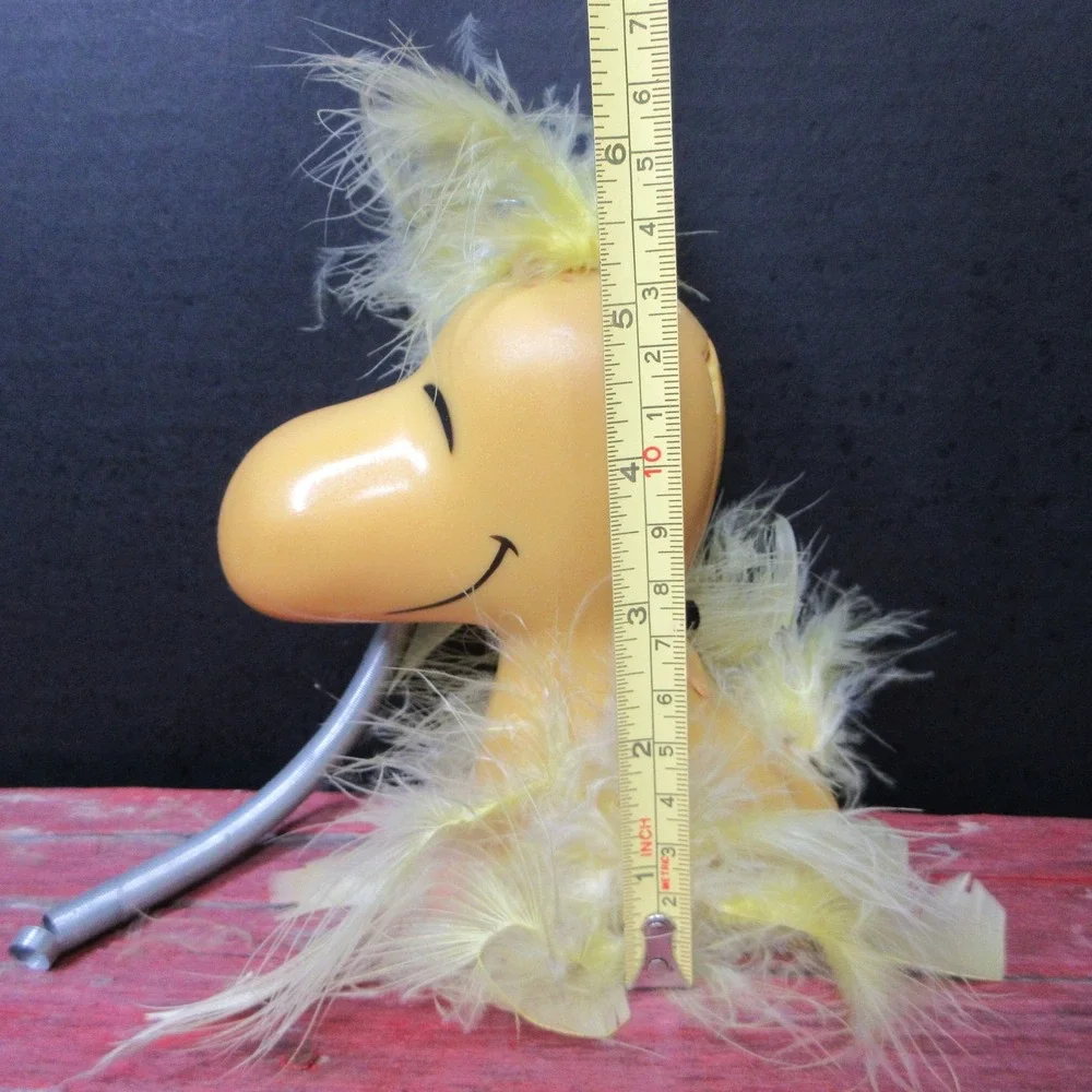Vintage 1972 Peanuts Woodstock Bobble Head Spring Action Figure Hong Kong United